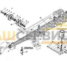 Кронштейн КС-55729B.62.080 для установки гуська II КС-55713-1В.62.000 Галичанин КС-55713-5В фото