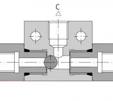 Клапан ИЛИ VU-SF01-1 схема