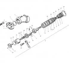 Насос гидромотор аксиально-поршневой 210-25.13.21Б схема