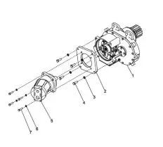 Гидромотор механизма поворота 210.25.13.21Б схема