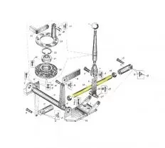 Тяга KC-3562A.18.001 для привода насоса КС-3562А.18.000 СБ Ивановец КС-3571 чертеж