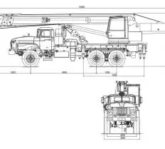 Схема погрузки Автокран КС-45719-3К-1В