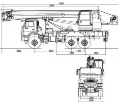 Схема погрузки Автокран КС-55713-5К-2