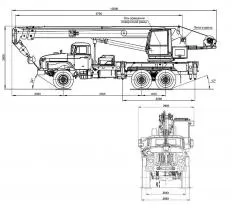 Схема погрузки Автокран КС-55713-3К-4