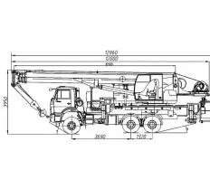 Схема погрузки Автокран КС-55713-4К-4В