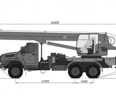 Схема погрузки Автокран КС-55729-3К-3