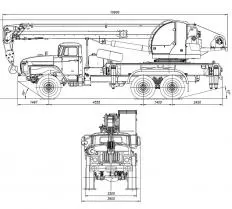Схема погрузки Автокран КС-5576-3-21