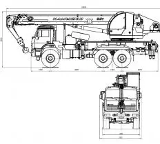 Схема погрузки Автокран КС-55713-5К-1