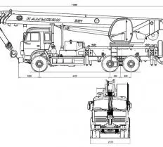 Схема погрузки Автокран КС-5576Б