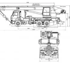 Схема погрузки Автокран КС-55713-4