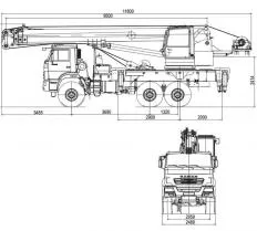 Схема погрузки Автокран КС-55713-5