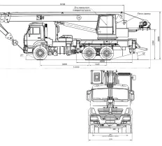 Схема погрузки Автокран КС-55713-1Л-1