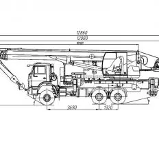 Схема погрузки Автокран КС-55713-4В-1