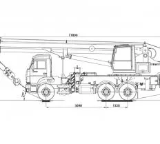 Схема погрузки Автокран КС-55713-1В-4