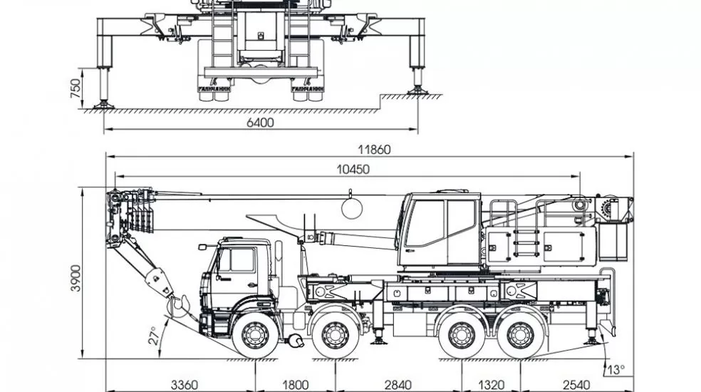 Автокран КС-55731-1