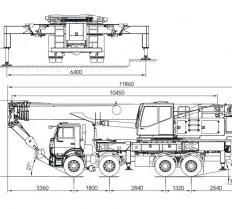 Схема погрузки Автокран КС-55731-1