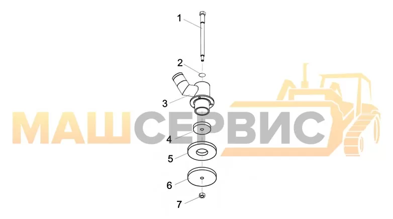 Вентиль запорный КС-65721.83.310 КС-55713-3В