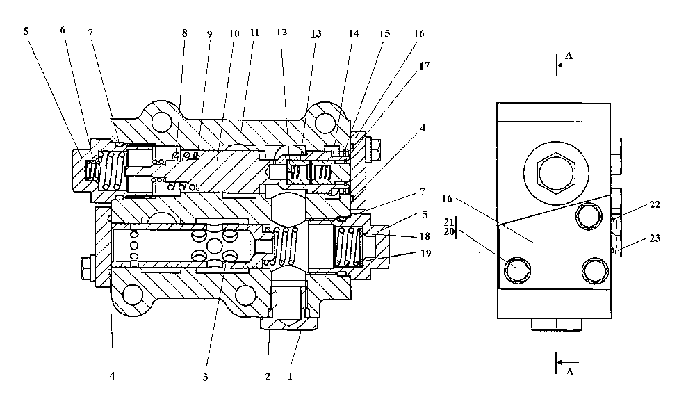 Делитель потока 1101-15-15-20СП Т-20.01Я (2005) чертеж